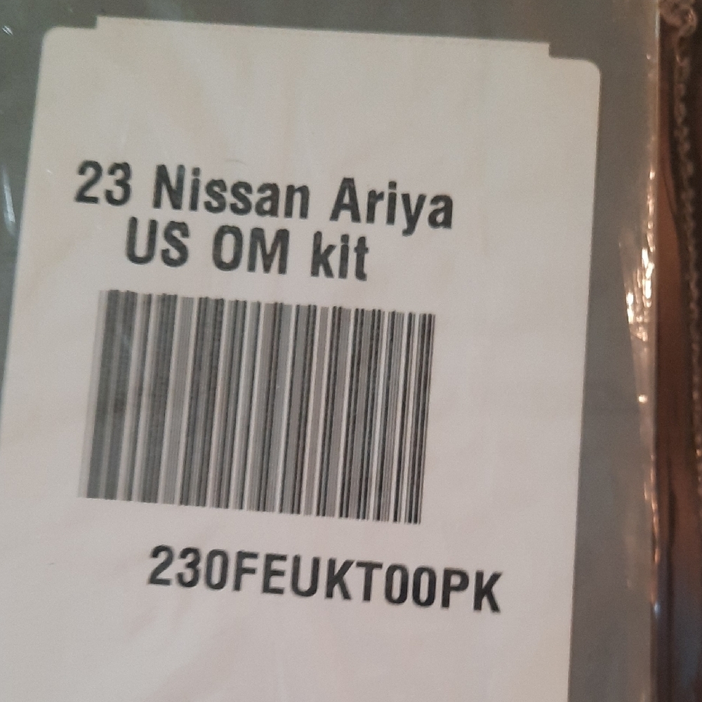 Nissan Ariya US OM Kit